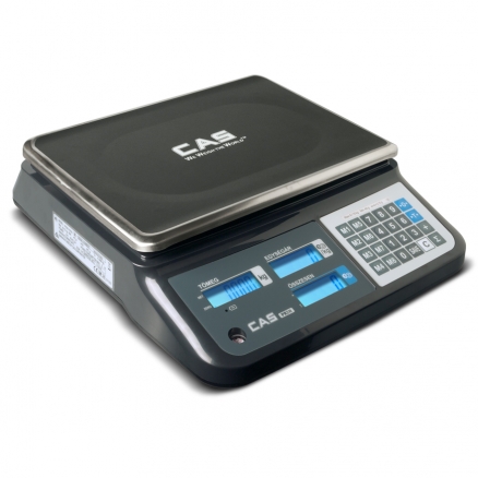 CAS PR2N Lapos 15 KG fekete mérleg (hitelesítve) - Image 3