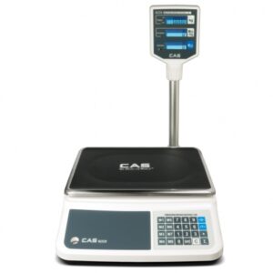 CAS PR2N Tornyos 15 KG fehér mérleg (hitelesítve)